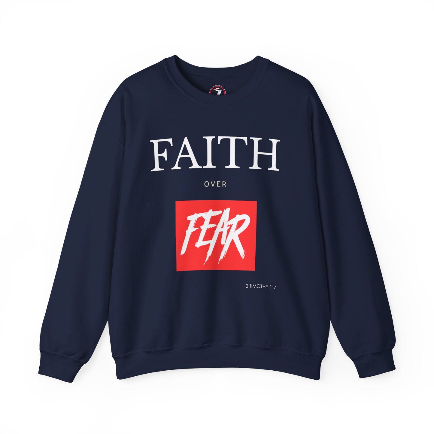 Faith over Fear Men's Unisex Heavy Blend™ Crewneck Sweatshirt