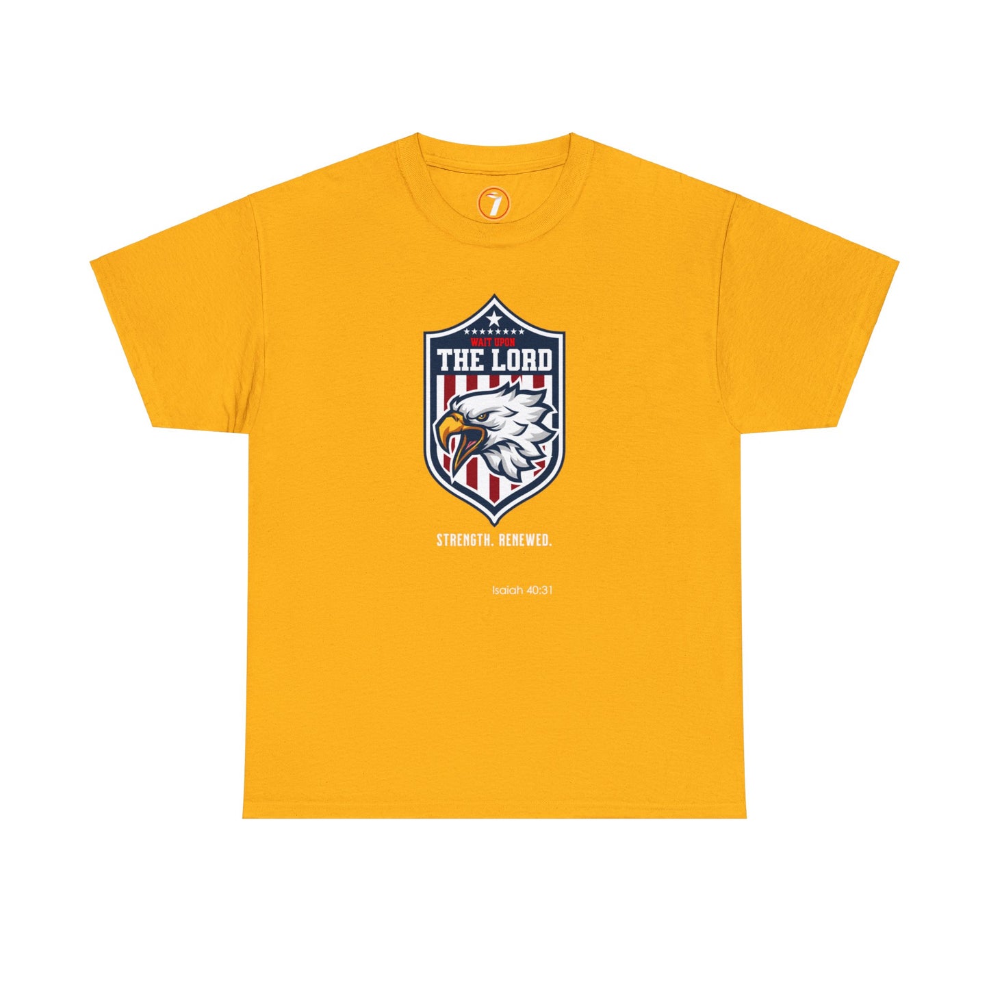 Wait Upon the Lord Unisex Heavy Cotton Tee