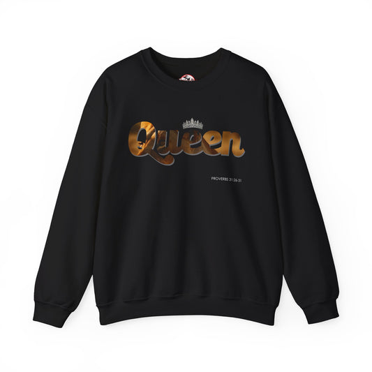 "Queen" Women's Inspirational Pullover Sweatshirt