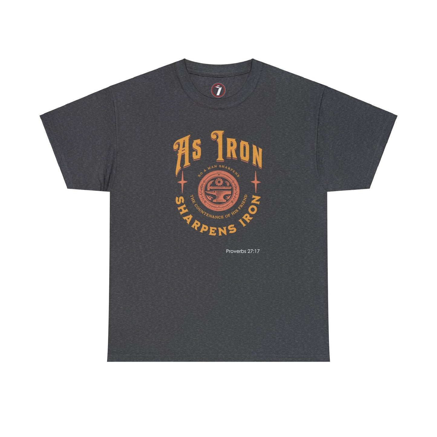 As Iron Sharpens Iron Unisex Heavy Cotton Tee
