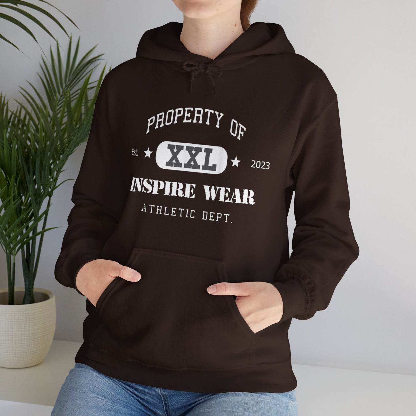 Inspire Wear Athletic Unisex Heavy Blend™ Hooded Sweatshirt