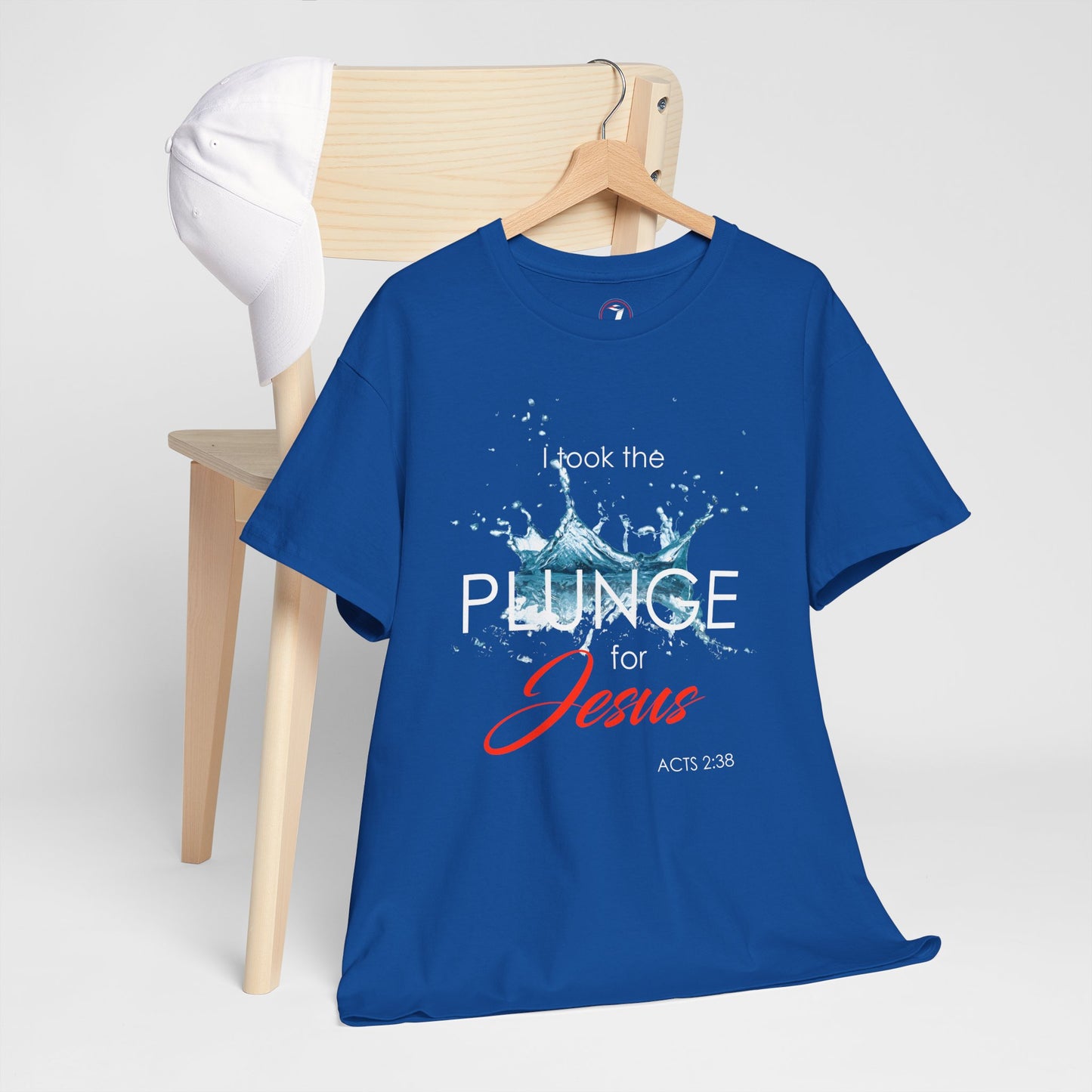 Plunge for Jesus Unisex Heavy Cotton Tee - Faith-Inspired Graphic Shirt