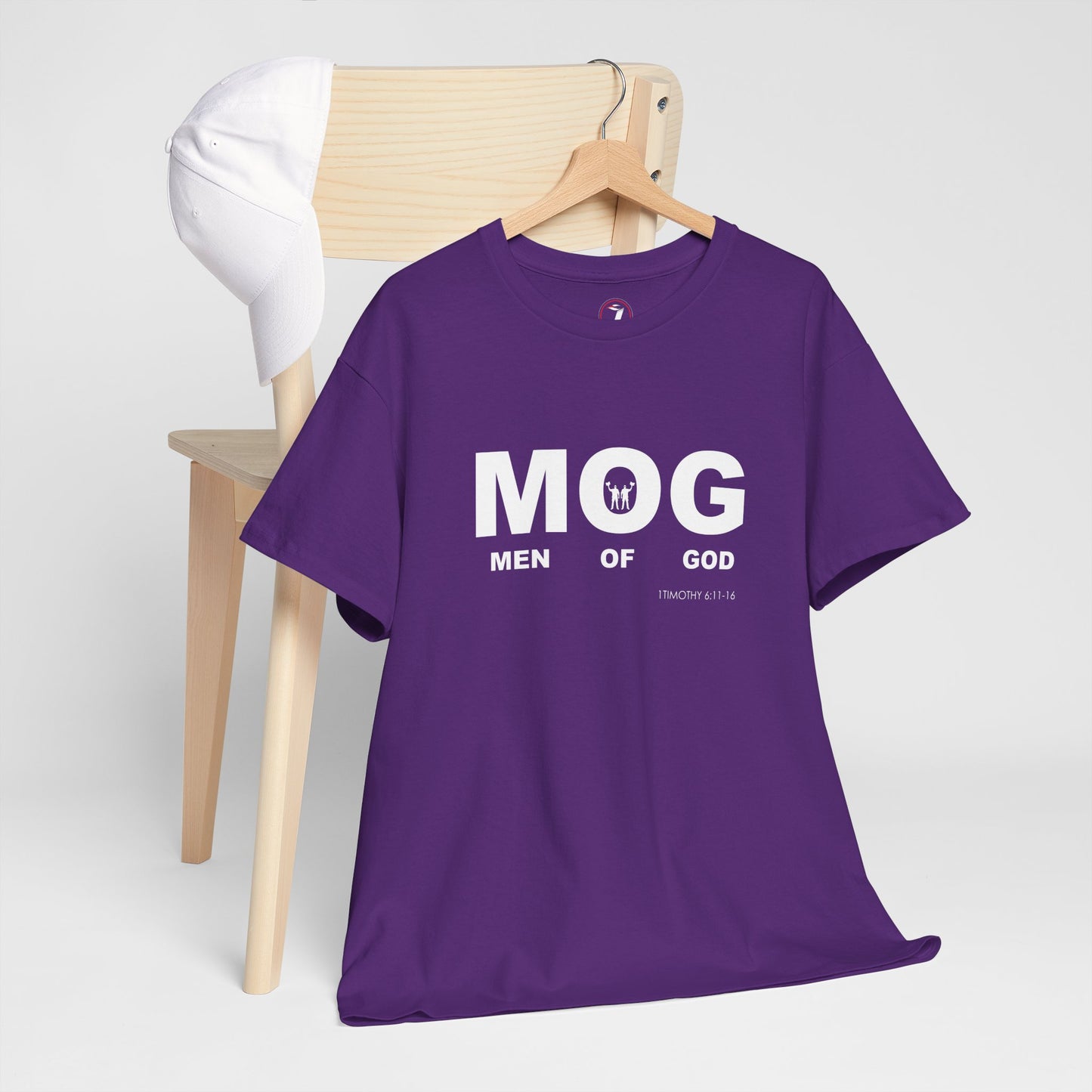 "MOG" Men of God Faith Based Graphic T-Shirt - Unisex Heavy Cotton Tee