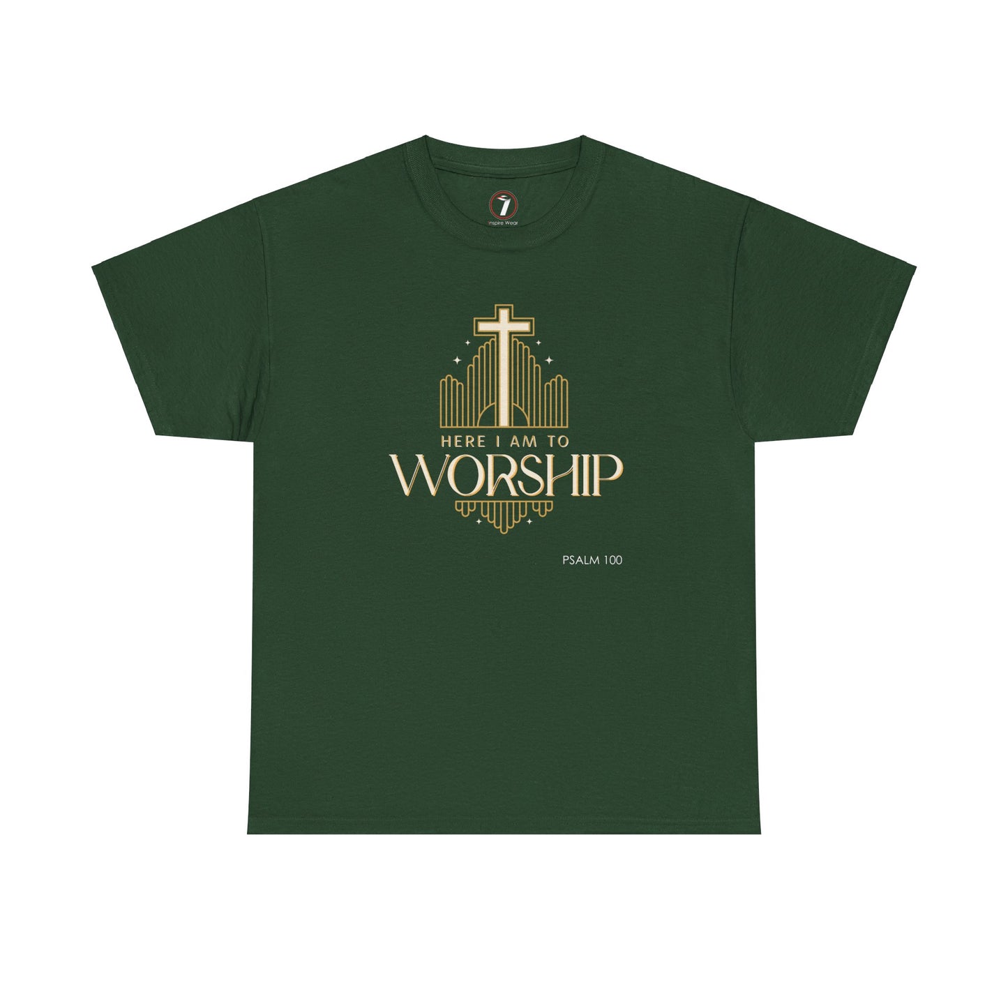Here I am to Worship Unisex Heavy Cotton Tee
