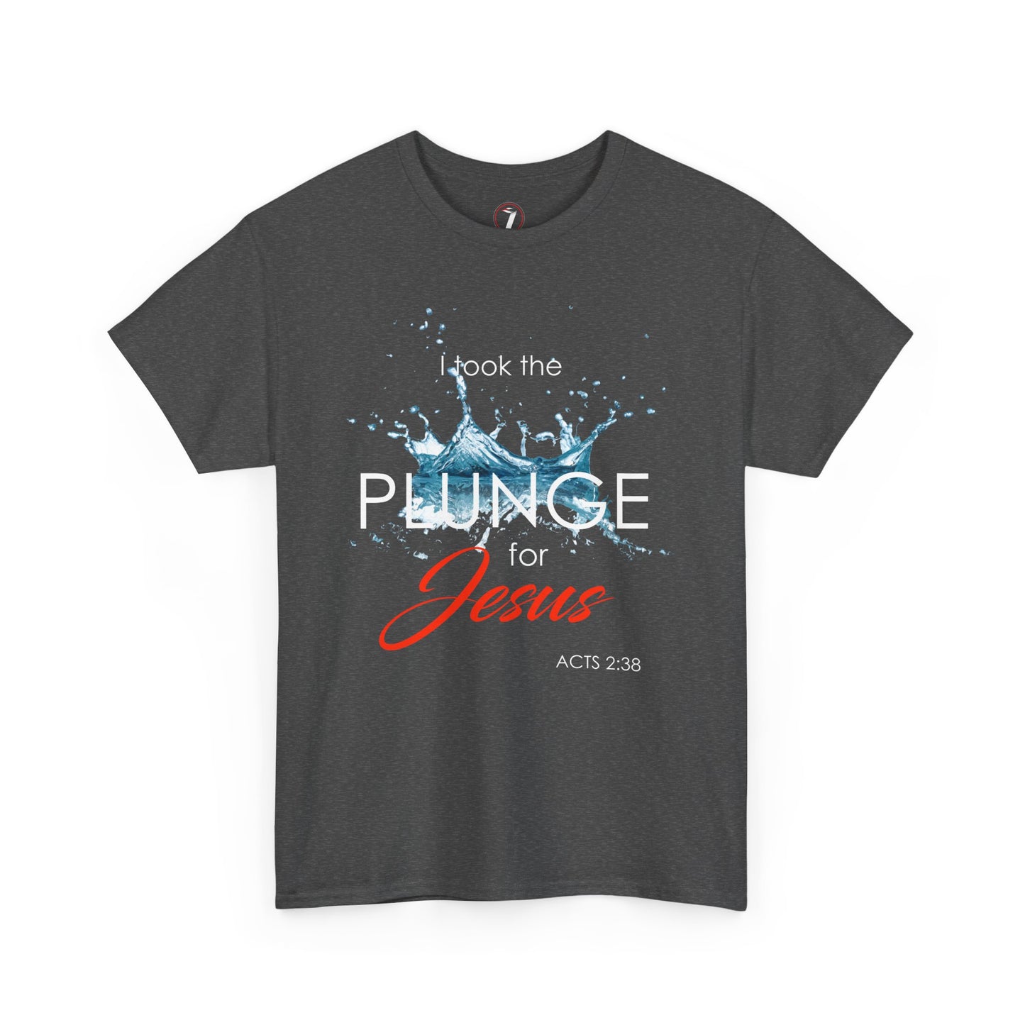 Plunge for Jesus Unisex Heavy Cotton Tee - Faith-Inspired Graphic Shirt