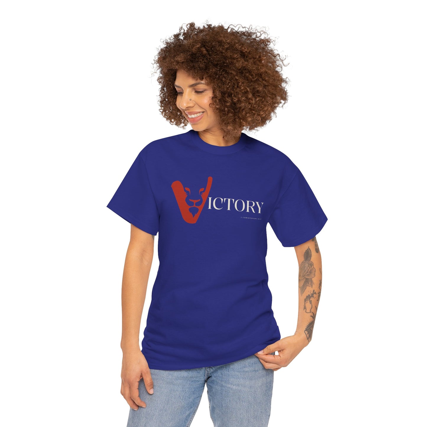 Victory in Jesus Unisex Heavy Cotton Tee