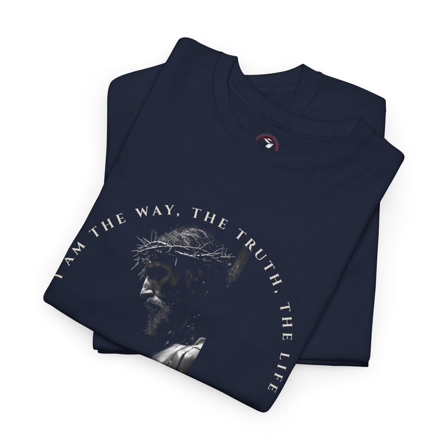I AM the Way, the Truth, the Life Inspirational Unisex Heavy Cotton Tee