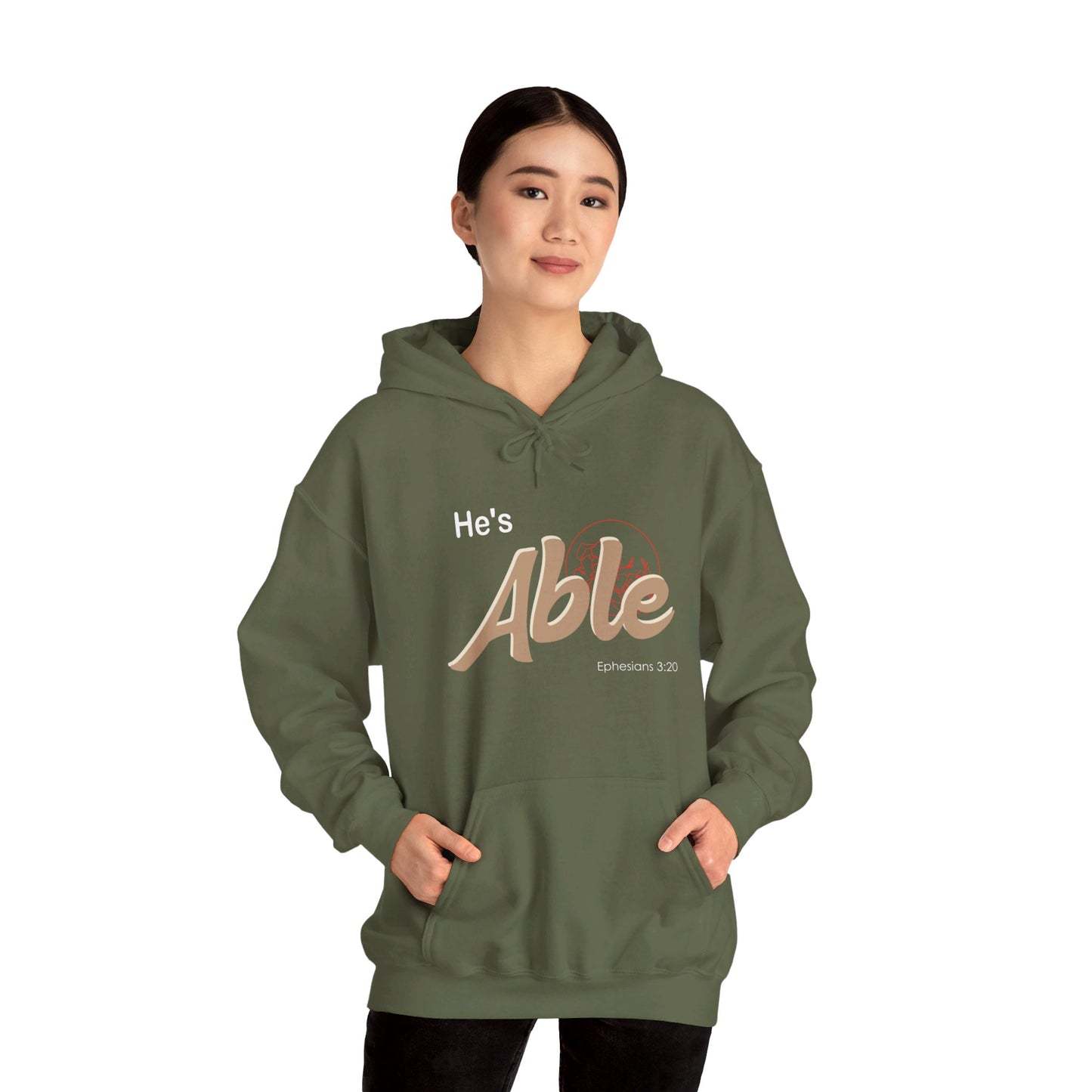 He's Able Unisex Heavy Blend™ Hooded Sweatshirt