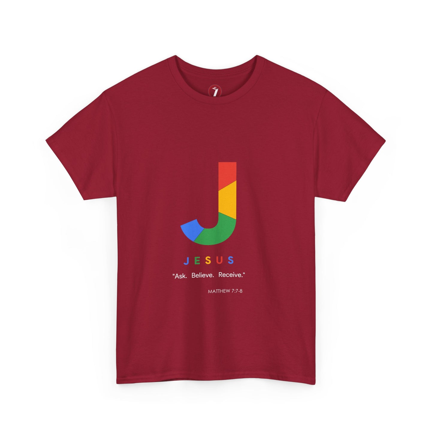 Ask. Believe. Receive. Unisex Heavy Cotton Tee