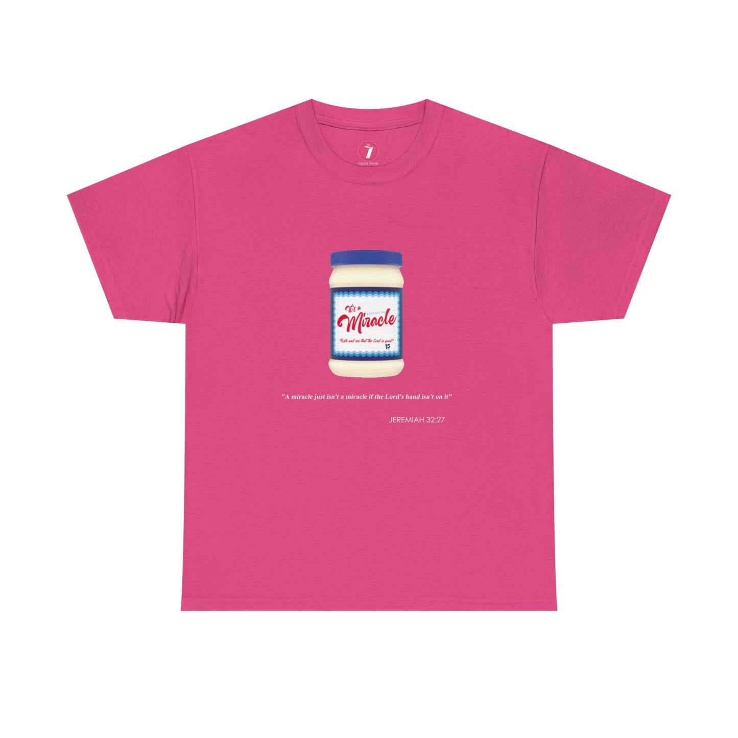 It's a Miracle Inspirational Unisex Heavy Cotton Tee