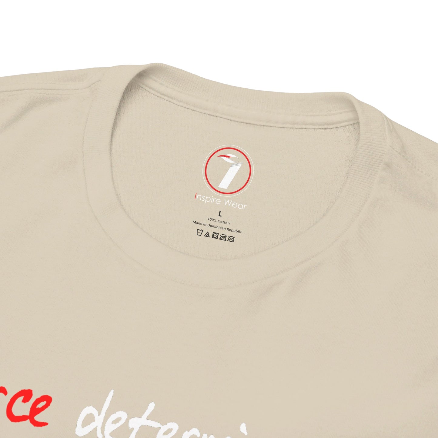 Fierce Determination Unisex Heavy Cotton Tee