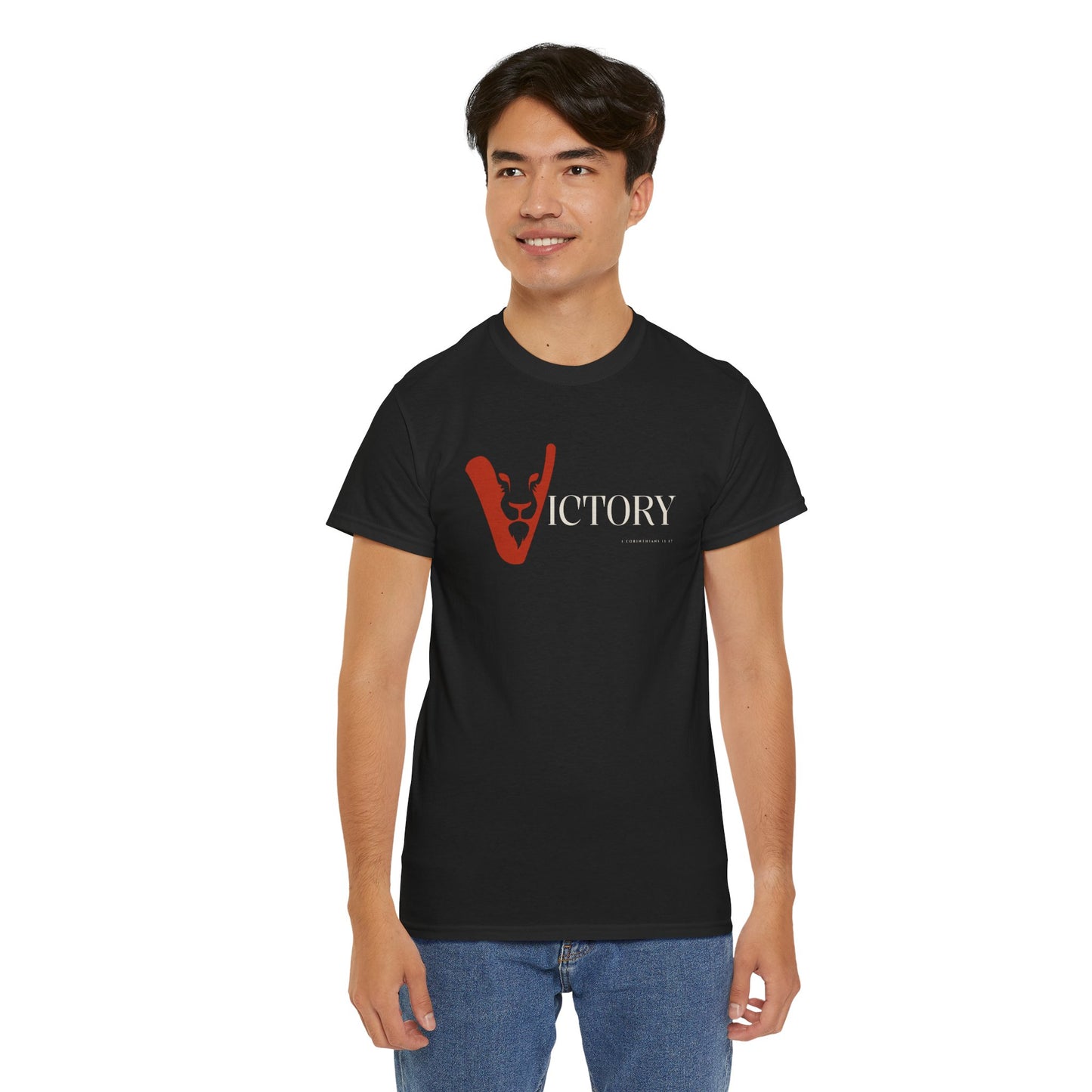Victory in Jesus Unisex Heavy Cotton Tee