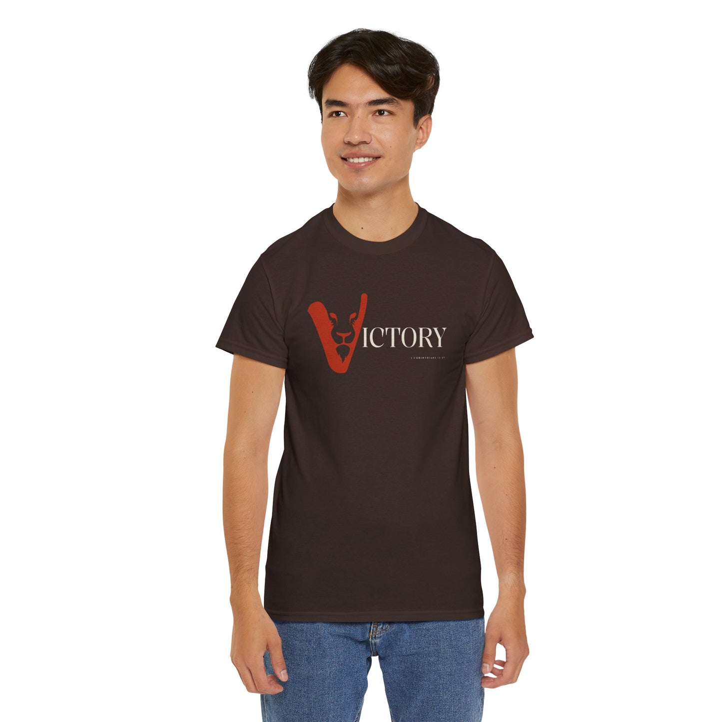 Victory in Jesus Unisex Heavy Cotton Tee