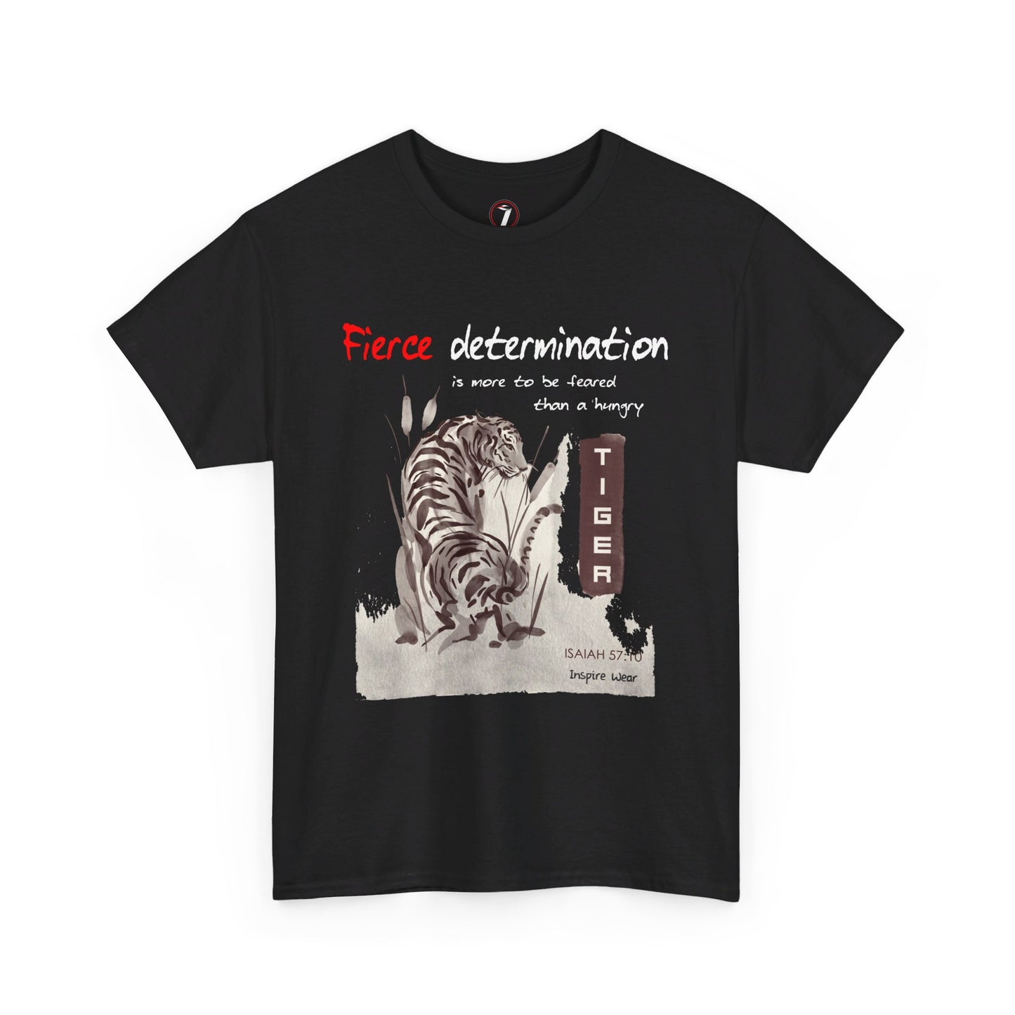 Fierce Determination Unisex Heavy Cotton Tee