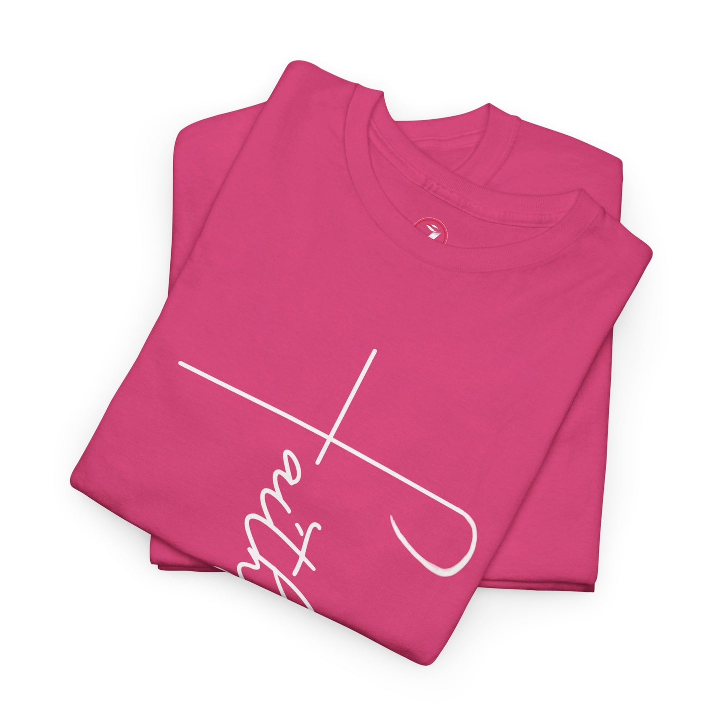 Faithful Fancy Script Unisex Heavy Cotton Tee