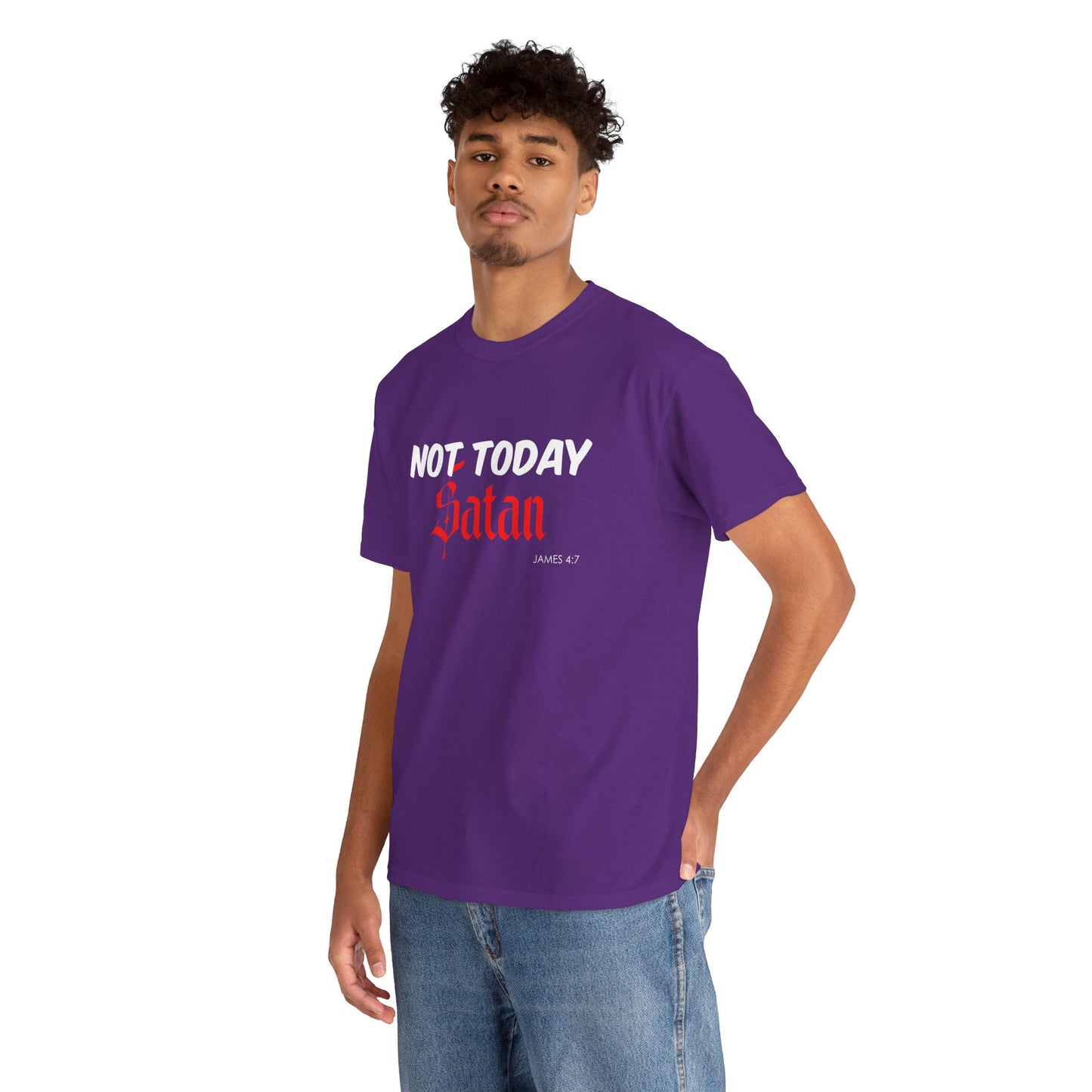 Not Today Satan Unisex Tee