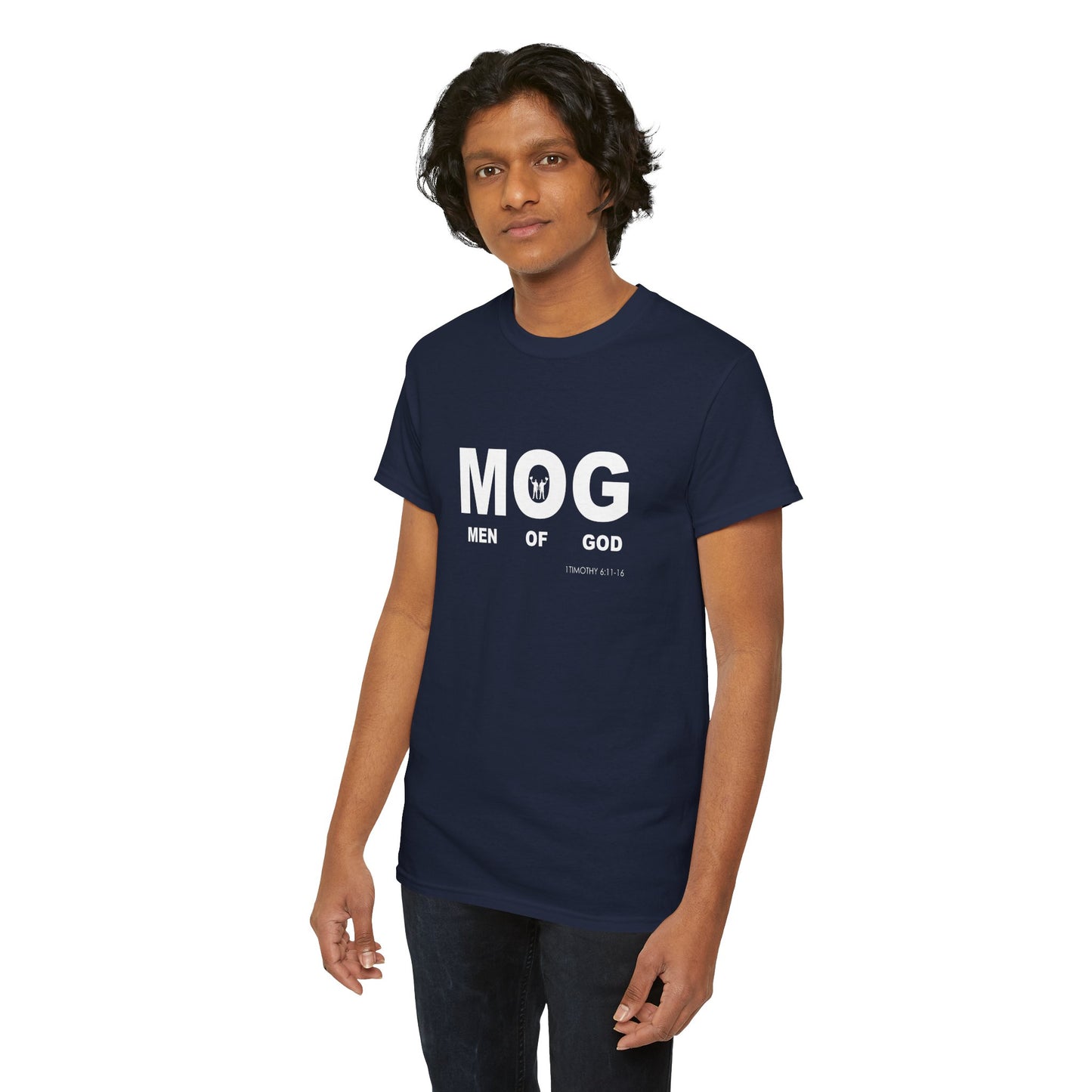"MOG" Men of God Faith Based Graphic T-Shirt - Unisex Heavy Cotton Tee