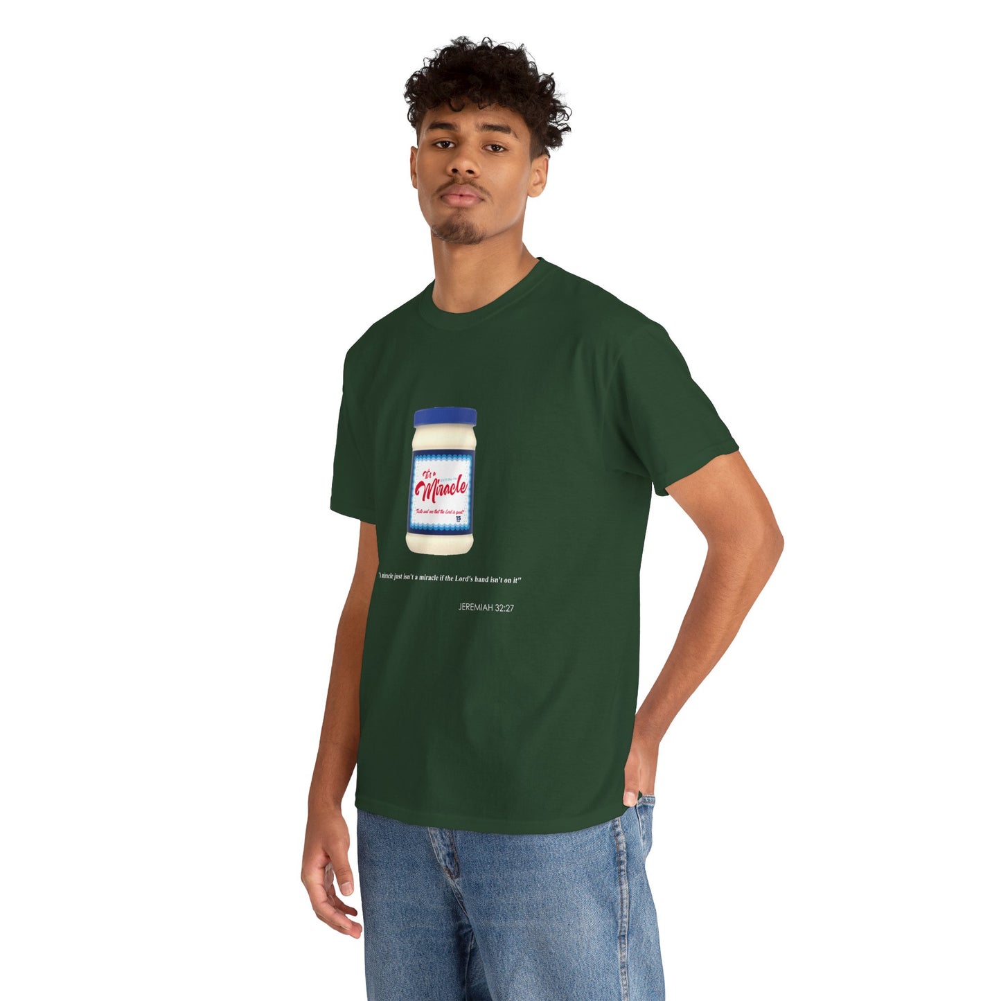 It's a Miracle Inspirational Unisex Heavy Cotton Tee