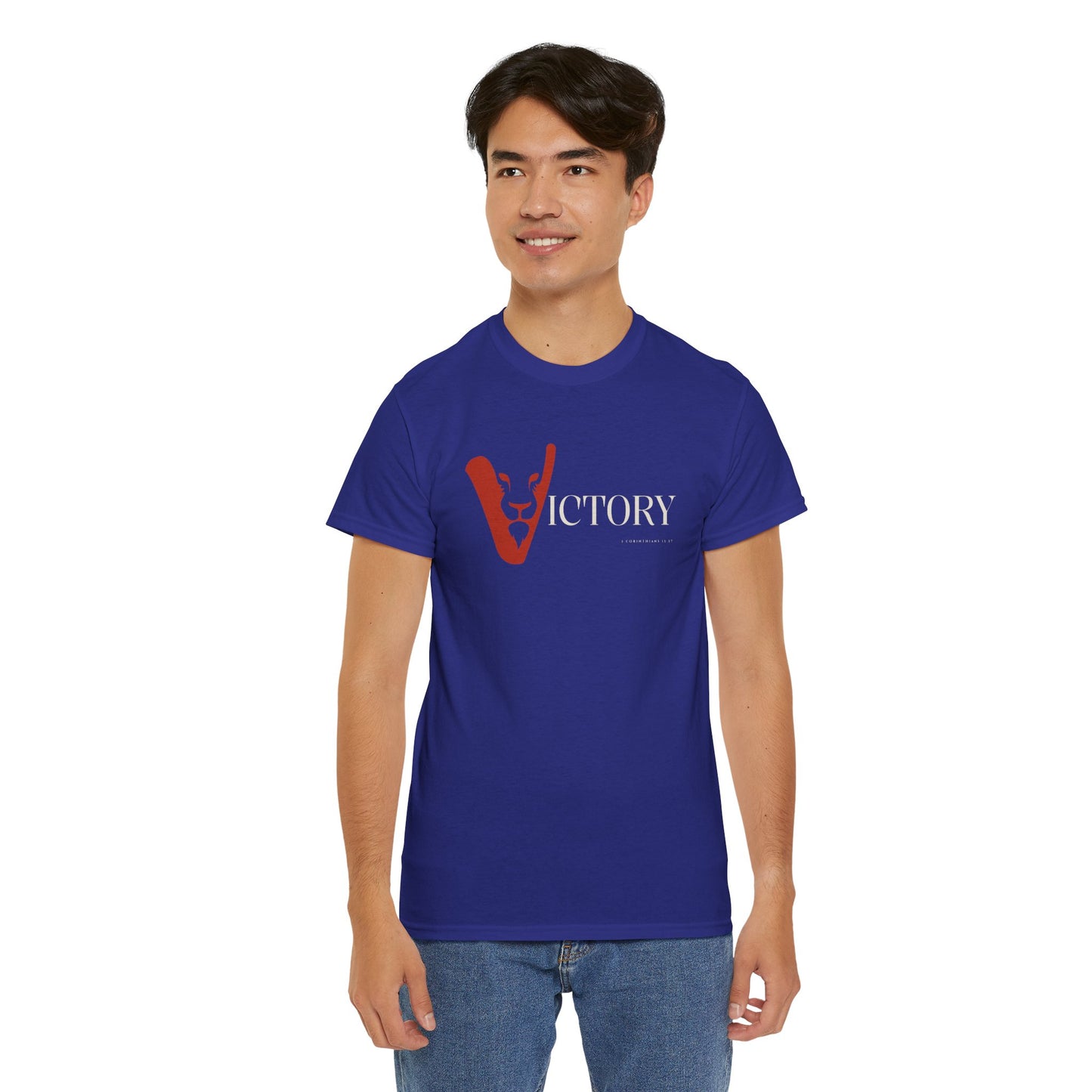 Victory in Jesus Unisex Heavy Cotton Tee