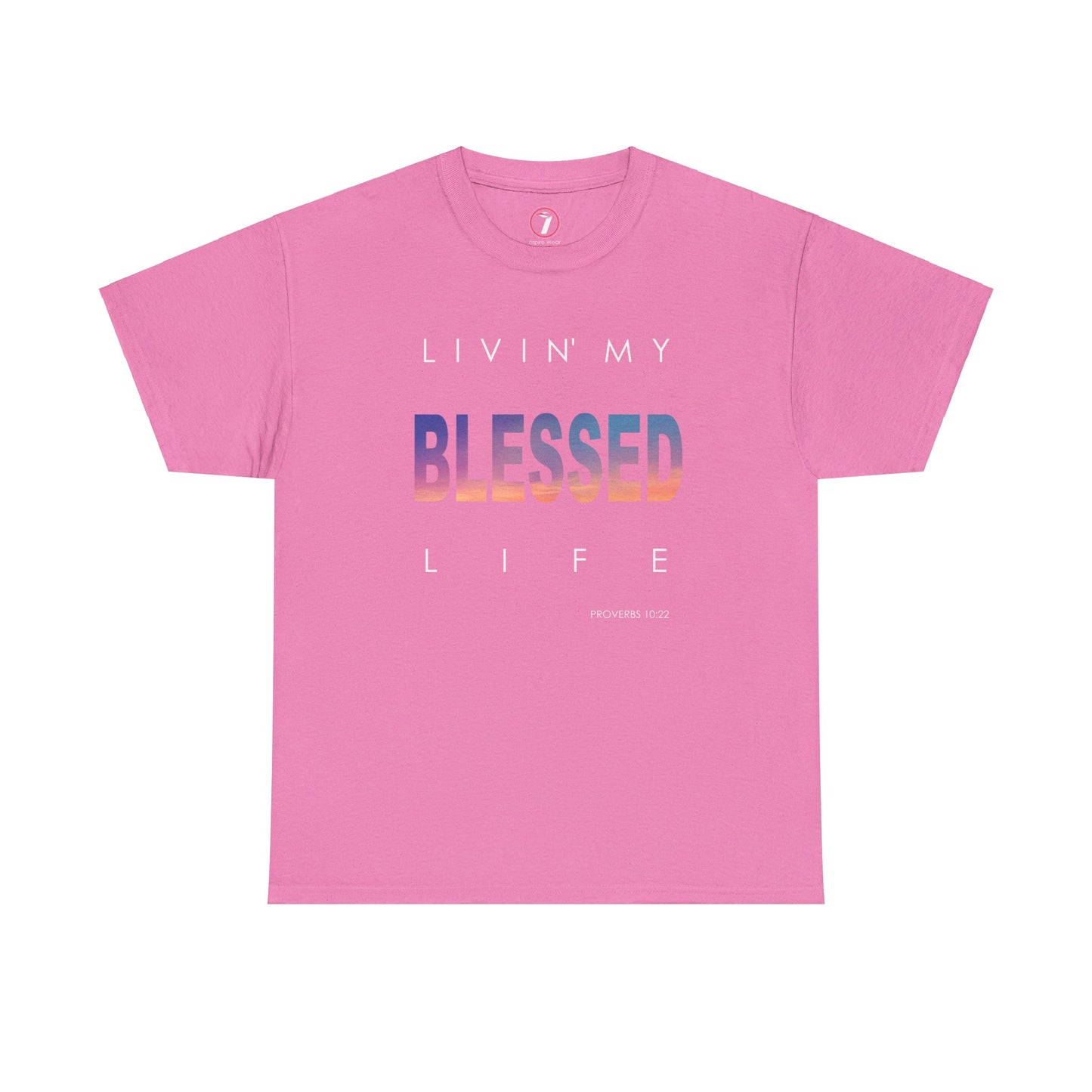 Livin' My Blessed Life Unisex Heavy Cotton Tee