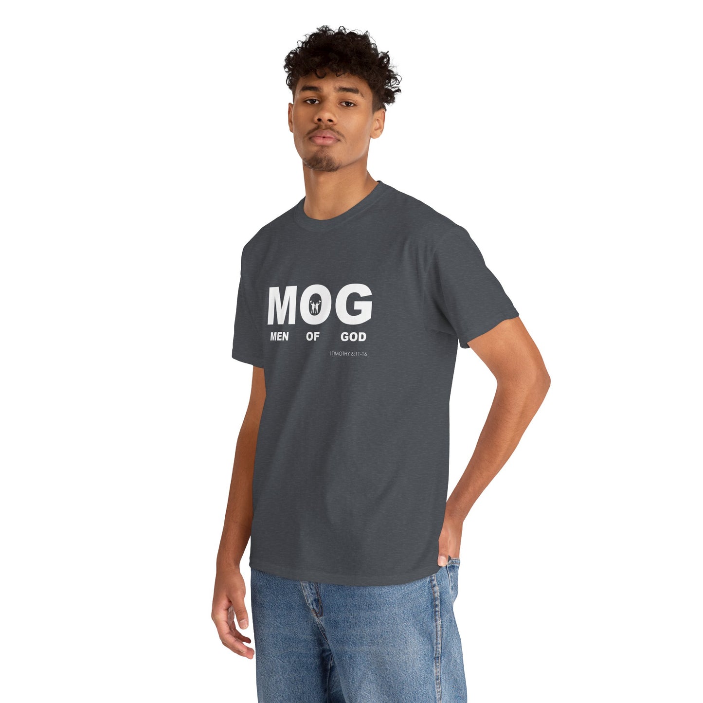 "MOG" Men of God Faith Based Graphic T-Shirt - Unisex Heavy Cotton Tee