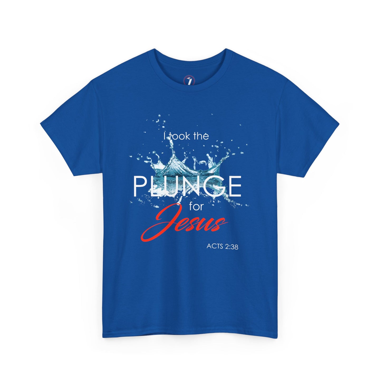 Plunge for Jesus Unisex Heavy Cotton Tee - Faith-Inspired Graphic Shirt
