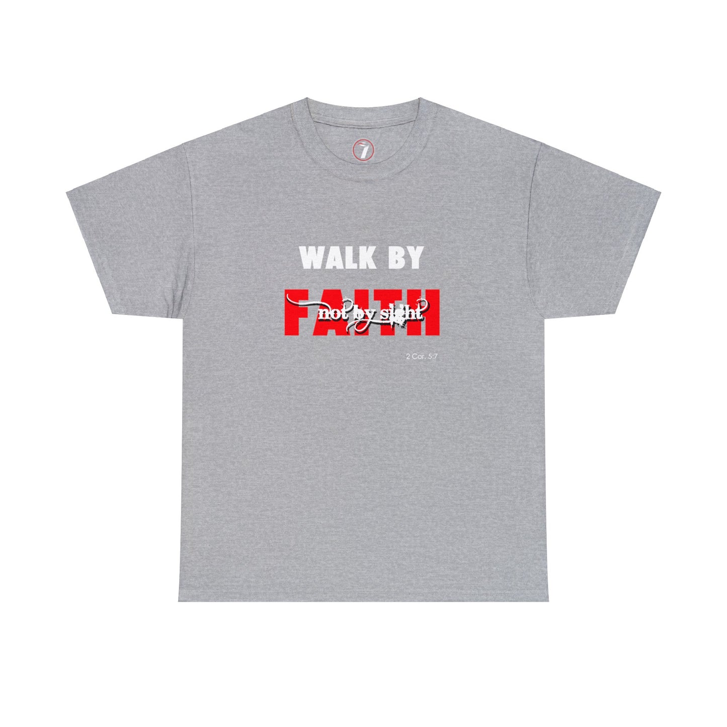 Walk by Faith Unisex Heavy Cotton Tee
