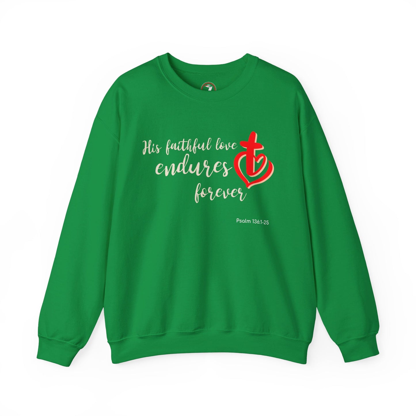 His Faithful Love Unisex Heavy Blend™ Crewneck Sweatshirt