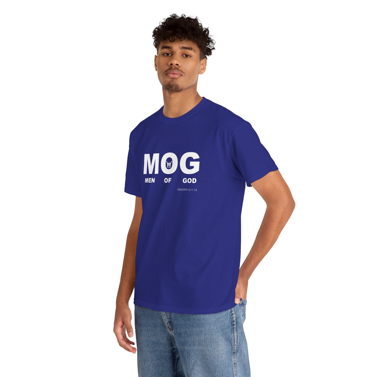 "MOG" Men of God Faith Based Graphic T-Shirt - Unisex Heavy Cotton Tee