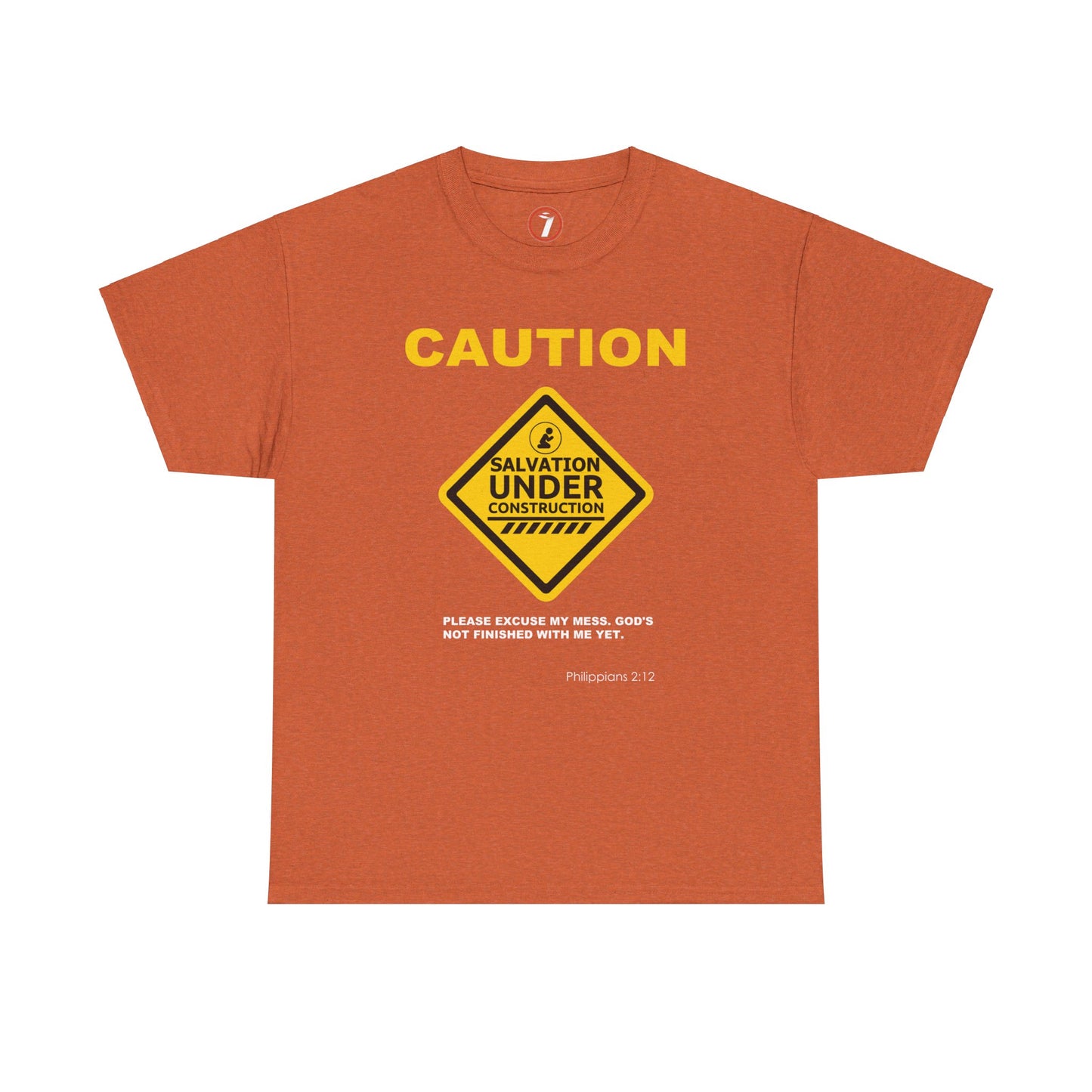 Salvation Under Construction Unisex Heavy Cotton Tee