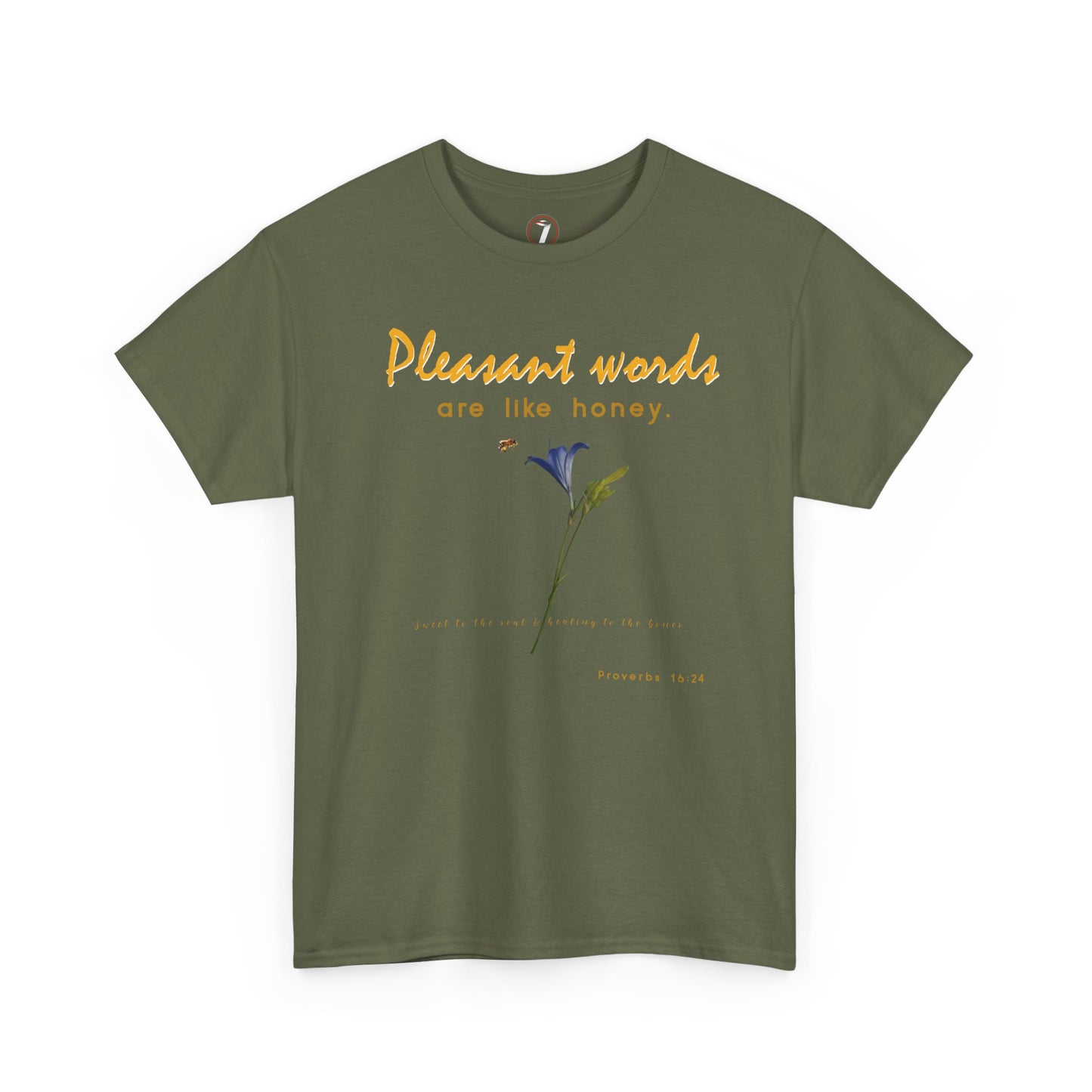 Pleasant Words Unisex Heavy Cotton Tee