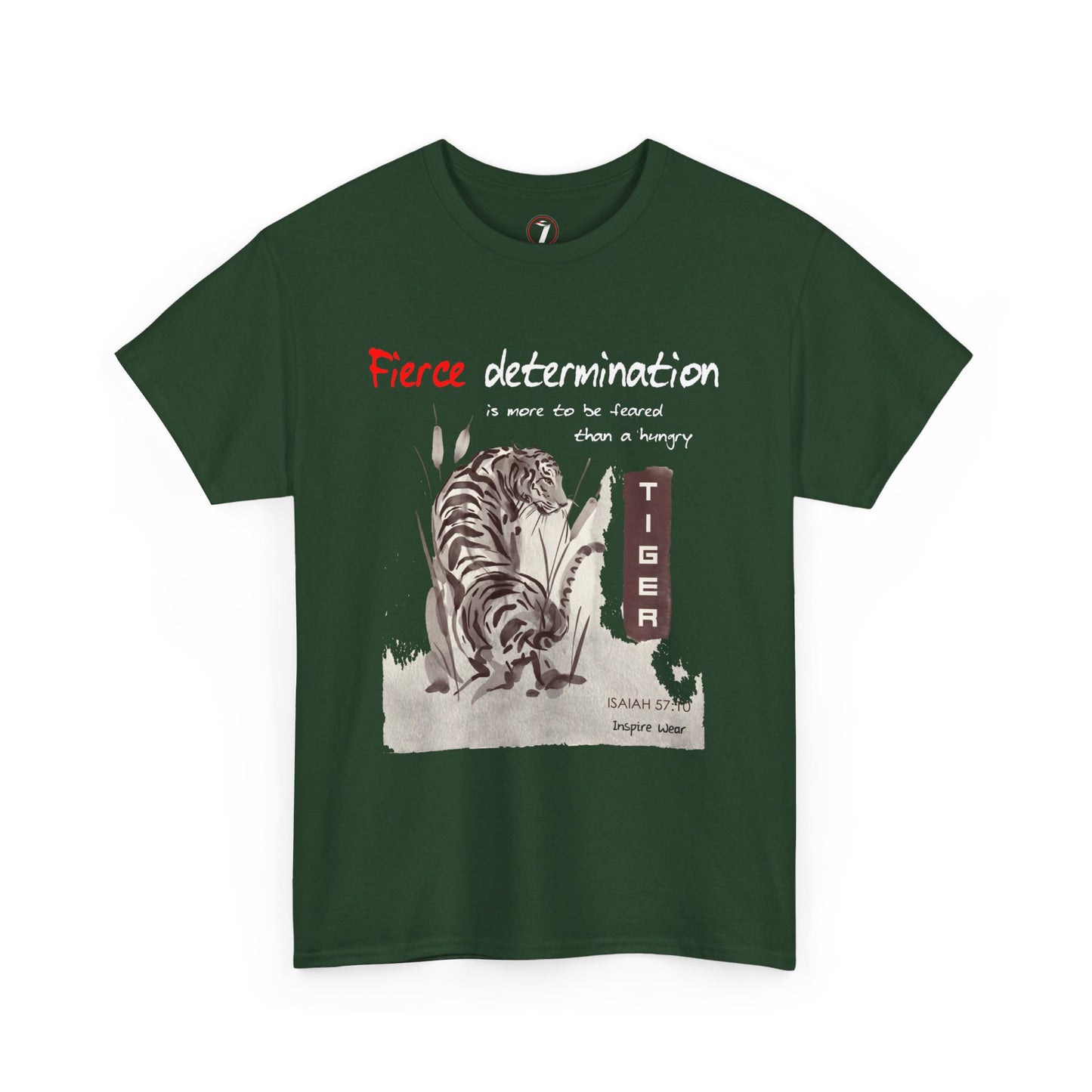 Fierce Determination Unisex Heavy Cotton Tee