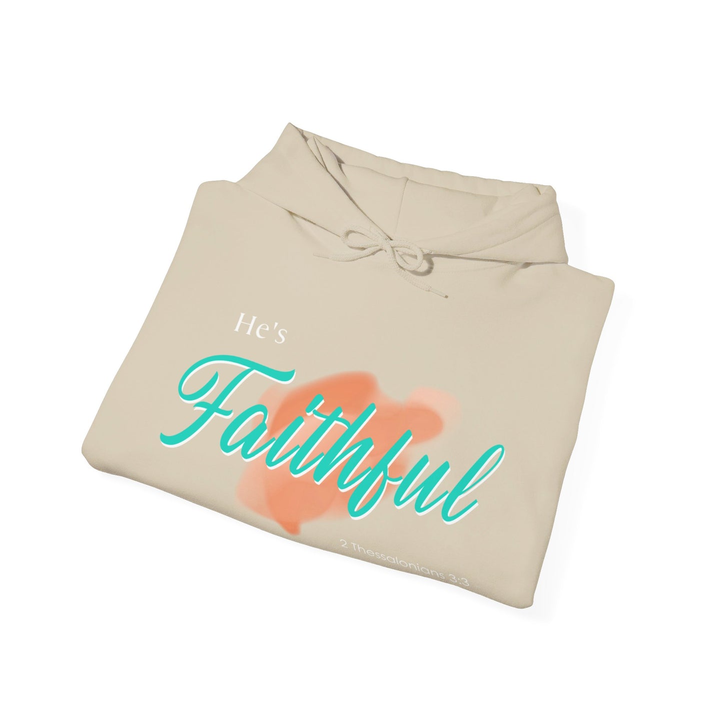 He's Faithful Unisex Heavy Blend™ Hooded Sweatshirt