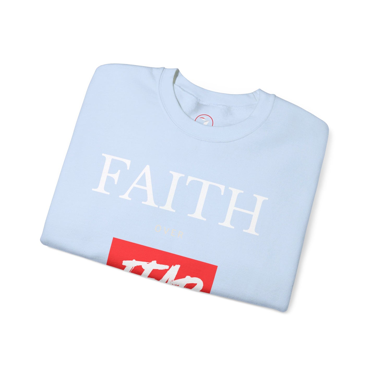 Faith over Fear Men's Unisex Heavy Blend™ Crewneck Sweatshirt