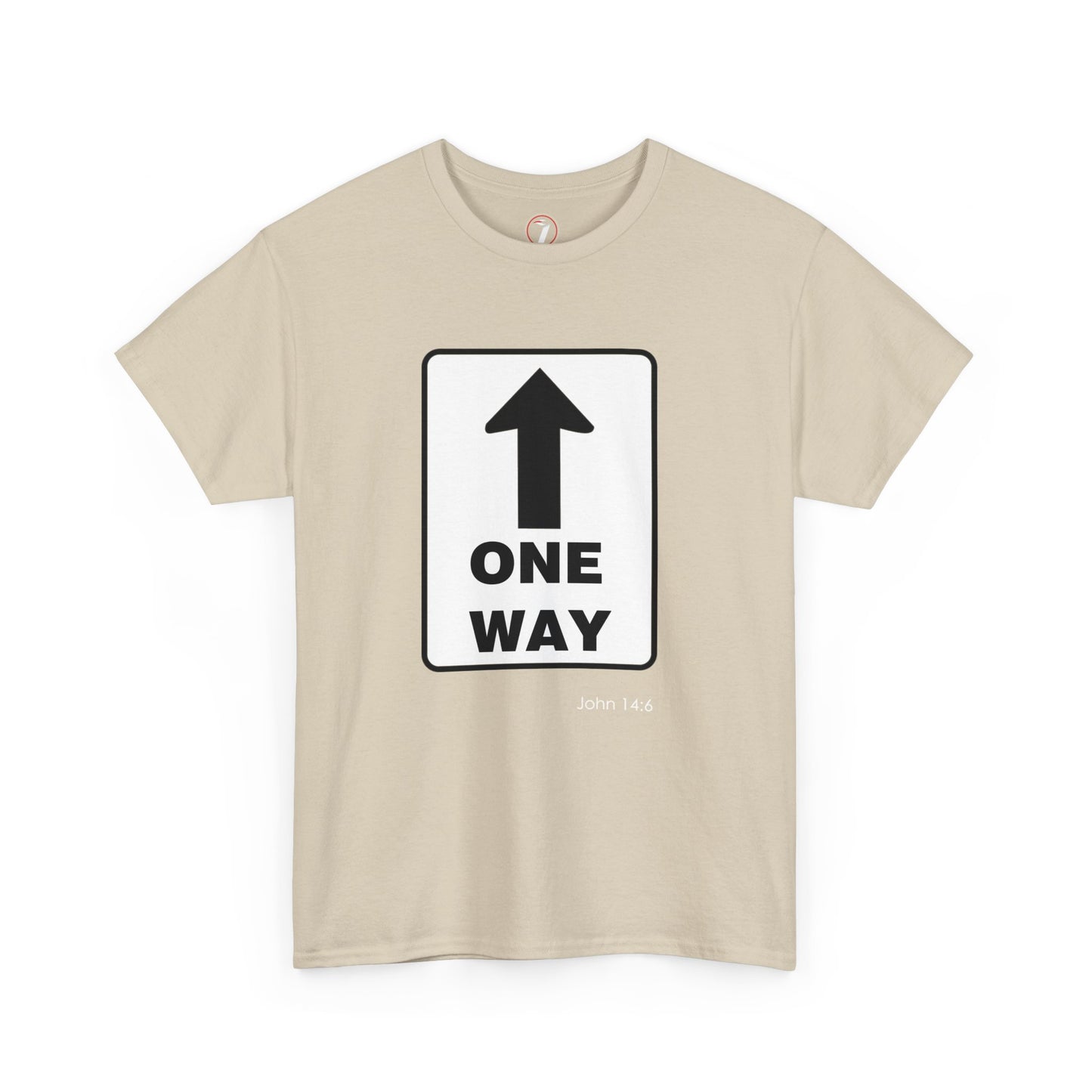 One Way Up Unisex Heavy Cotton Tee