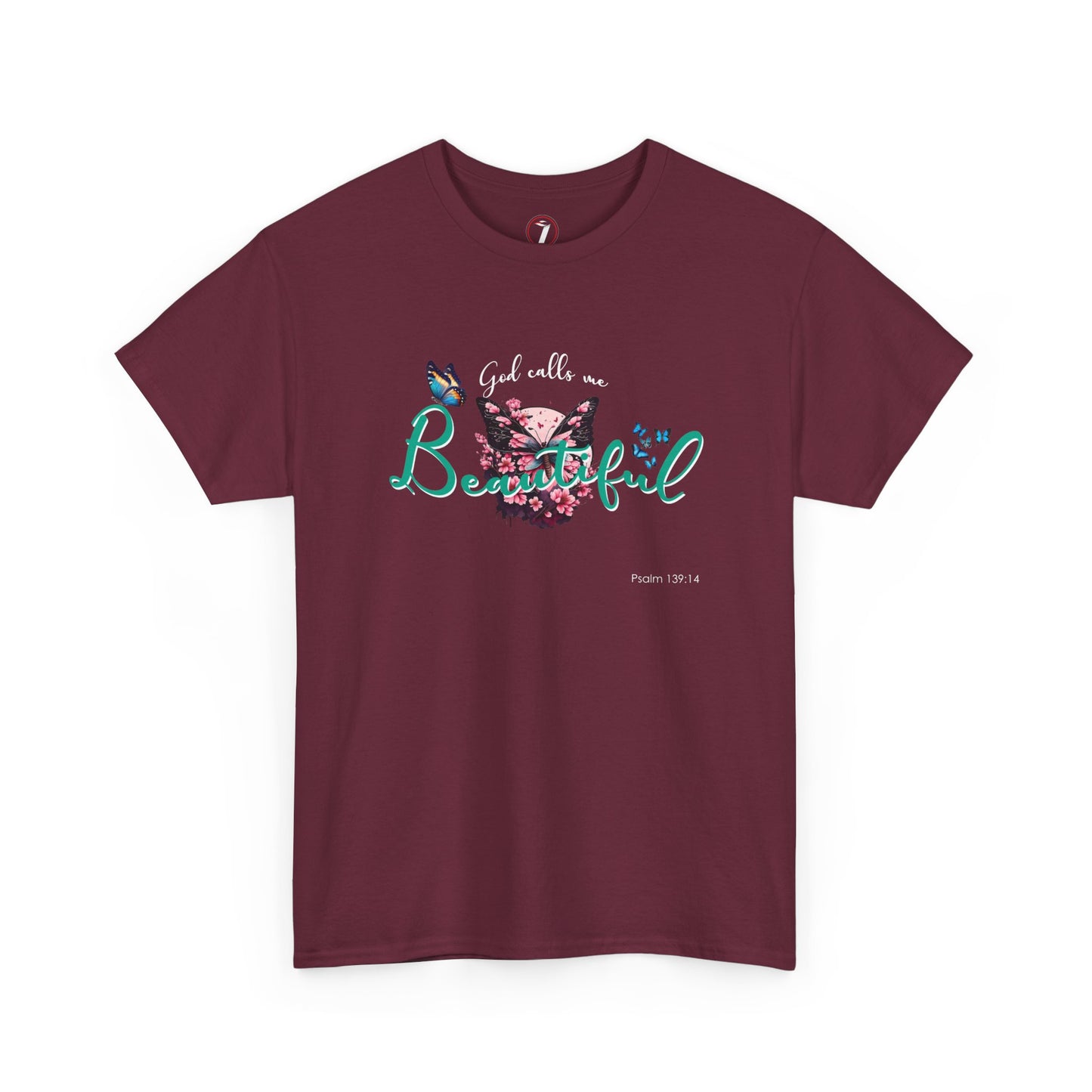 God Calls Me Beautiful Unisex Heavy Cotton Tee