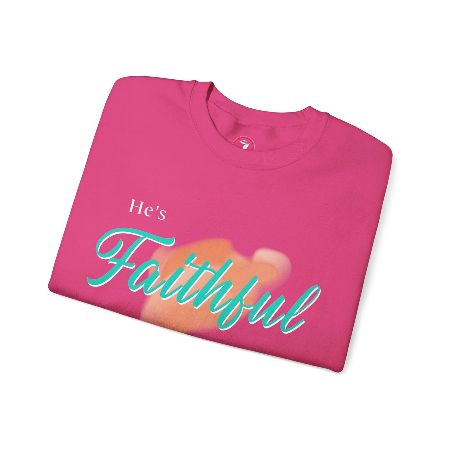 He's Faithful Unisex Heavy Blend™ Crewneck Sweatshirt