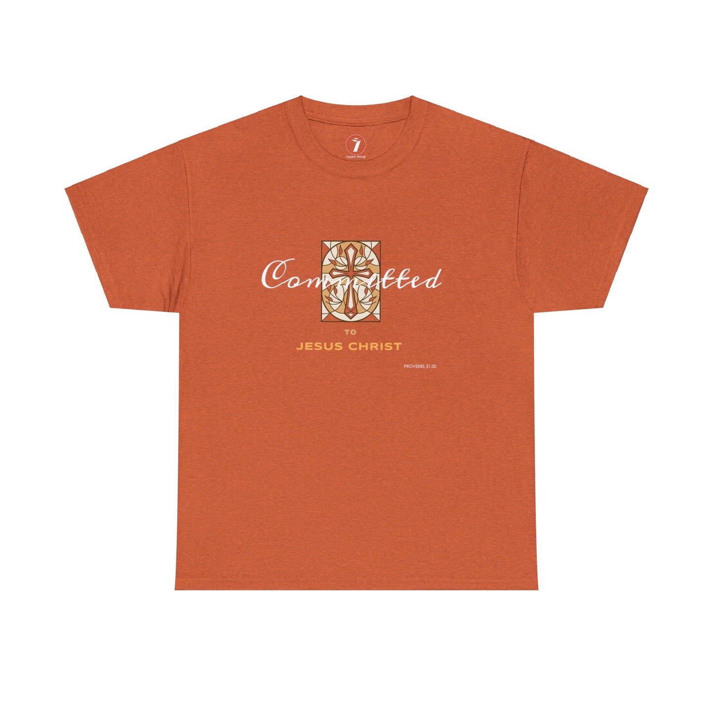 Committed to Jesus Christ Unisex Heavy Cotton Tee