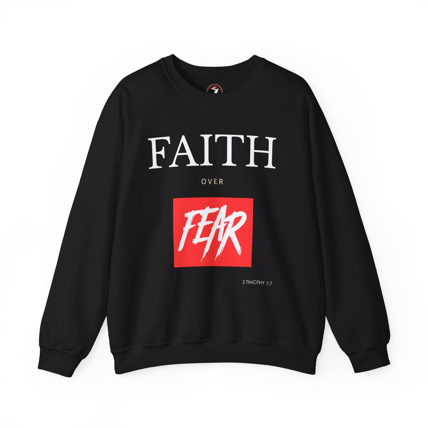 Faith over Fear Men's Unisex Heavy Blend™ Crewneck Sweatshirt