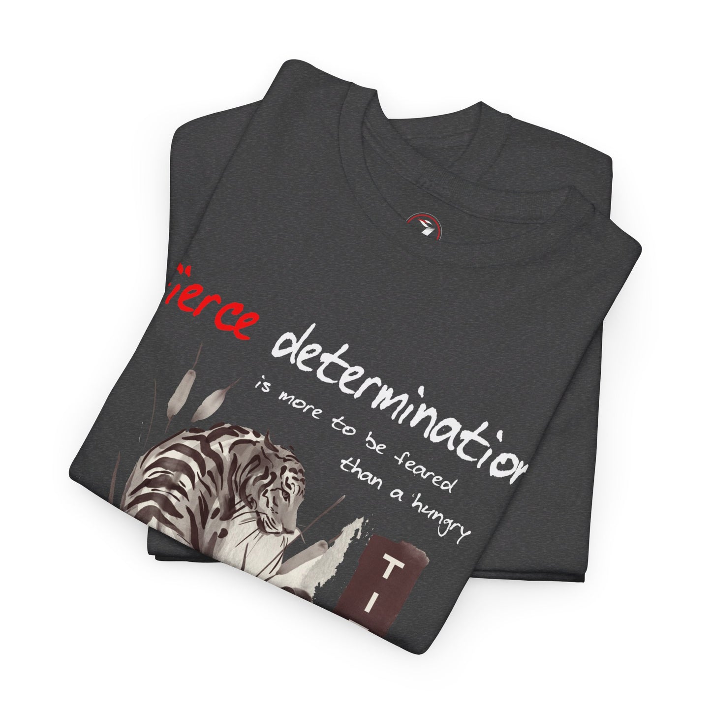 Fierce Determination Unisex Heavy Cotton Tee