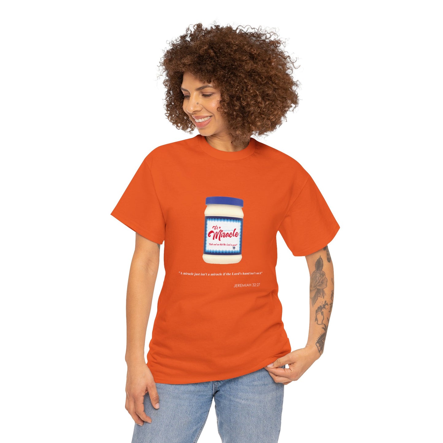 It's a Miracle Inspirational Unisex Heavy Cotton Tee