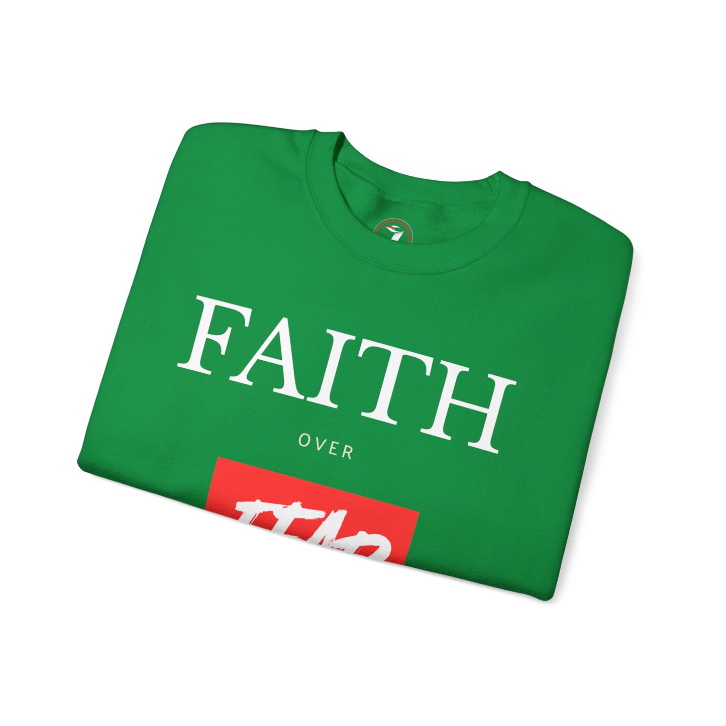 Faith over Fear Men's Unisex Heavy Blend™ Crewneck Sweatshirt