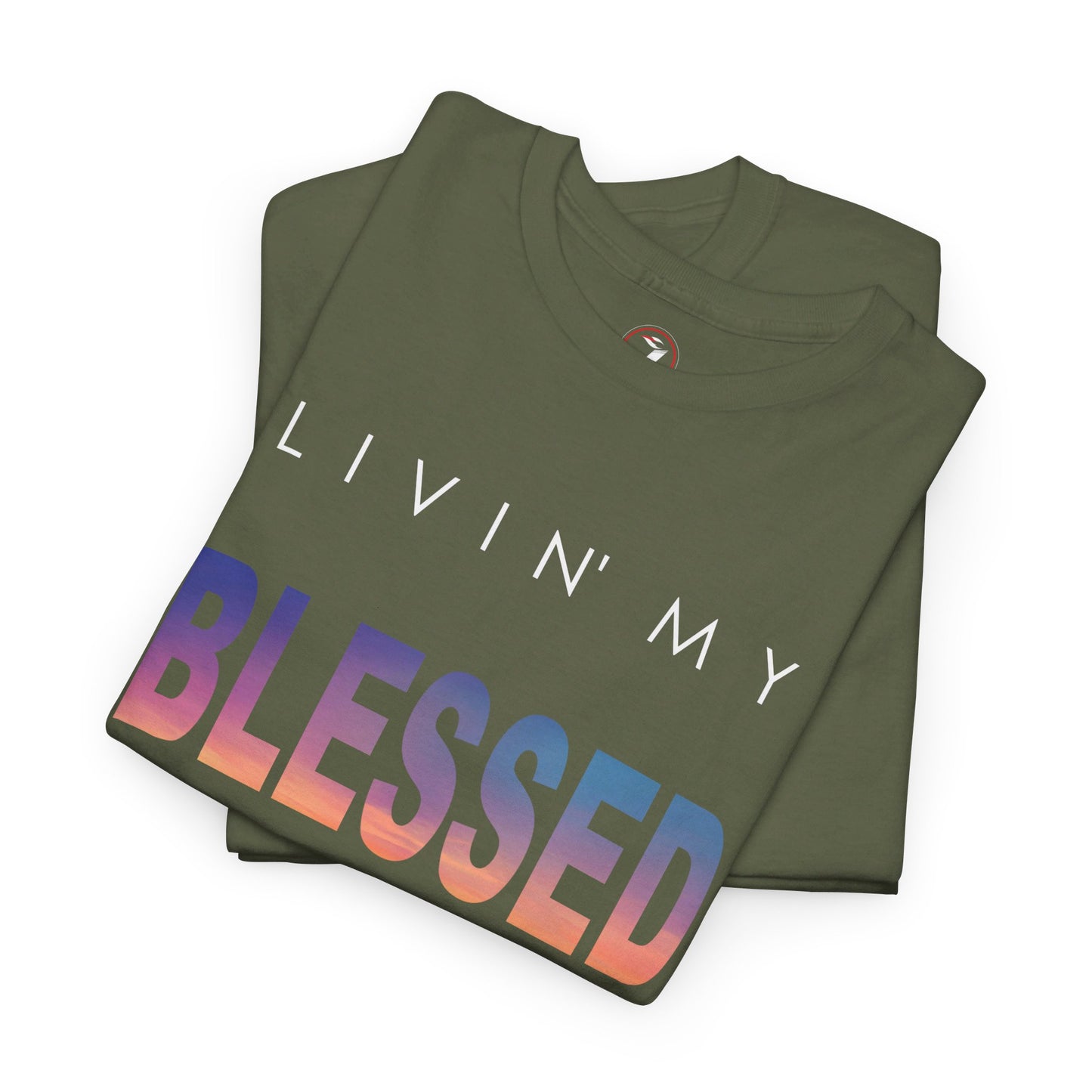 Livin' My Blessed Life Unisex Heavy Cotton Tee