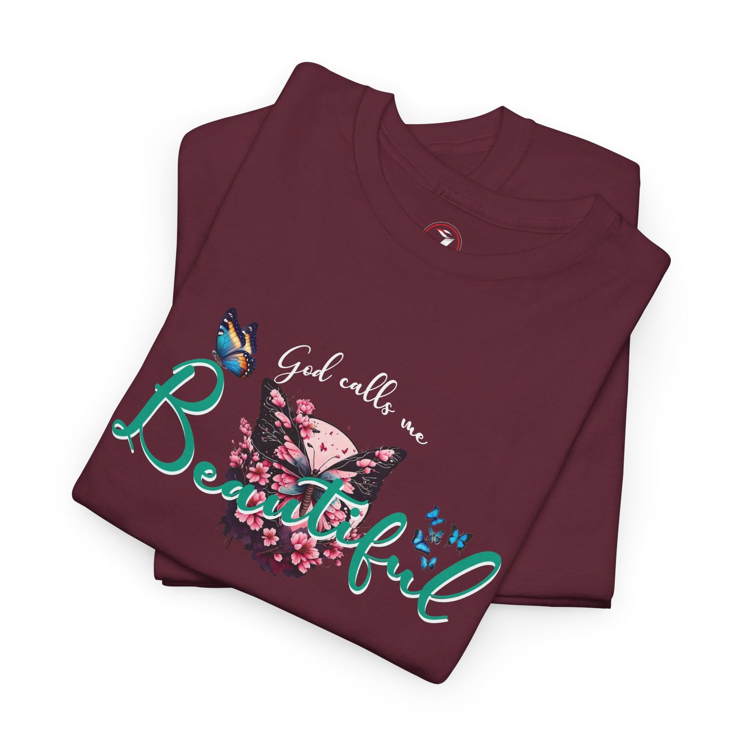 God Calls Me Beautiful Unisex Heavy Cotton Tee