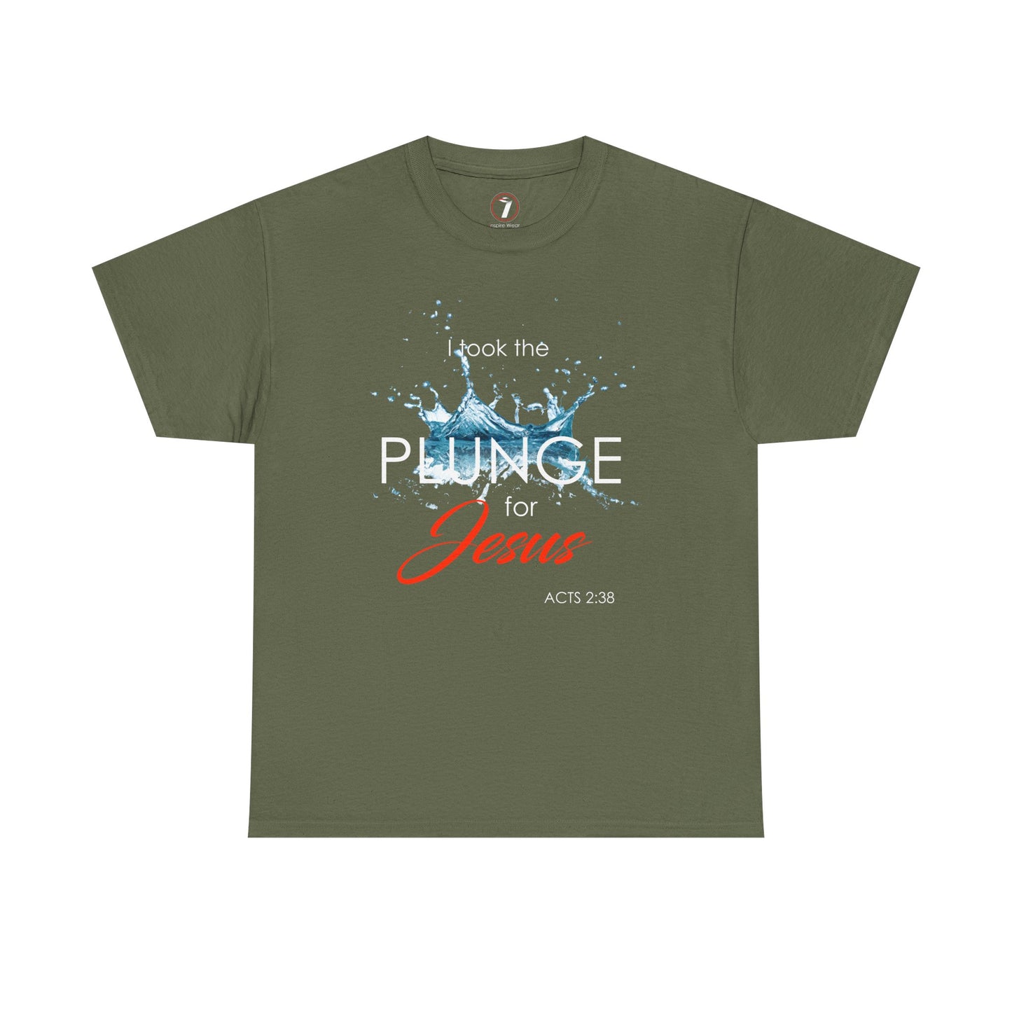 Plunge for Jesus Unisex Heavy Cotton Tee - Faith-Inspired Graphic Shirt