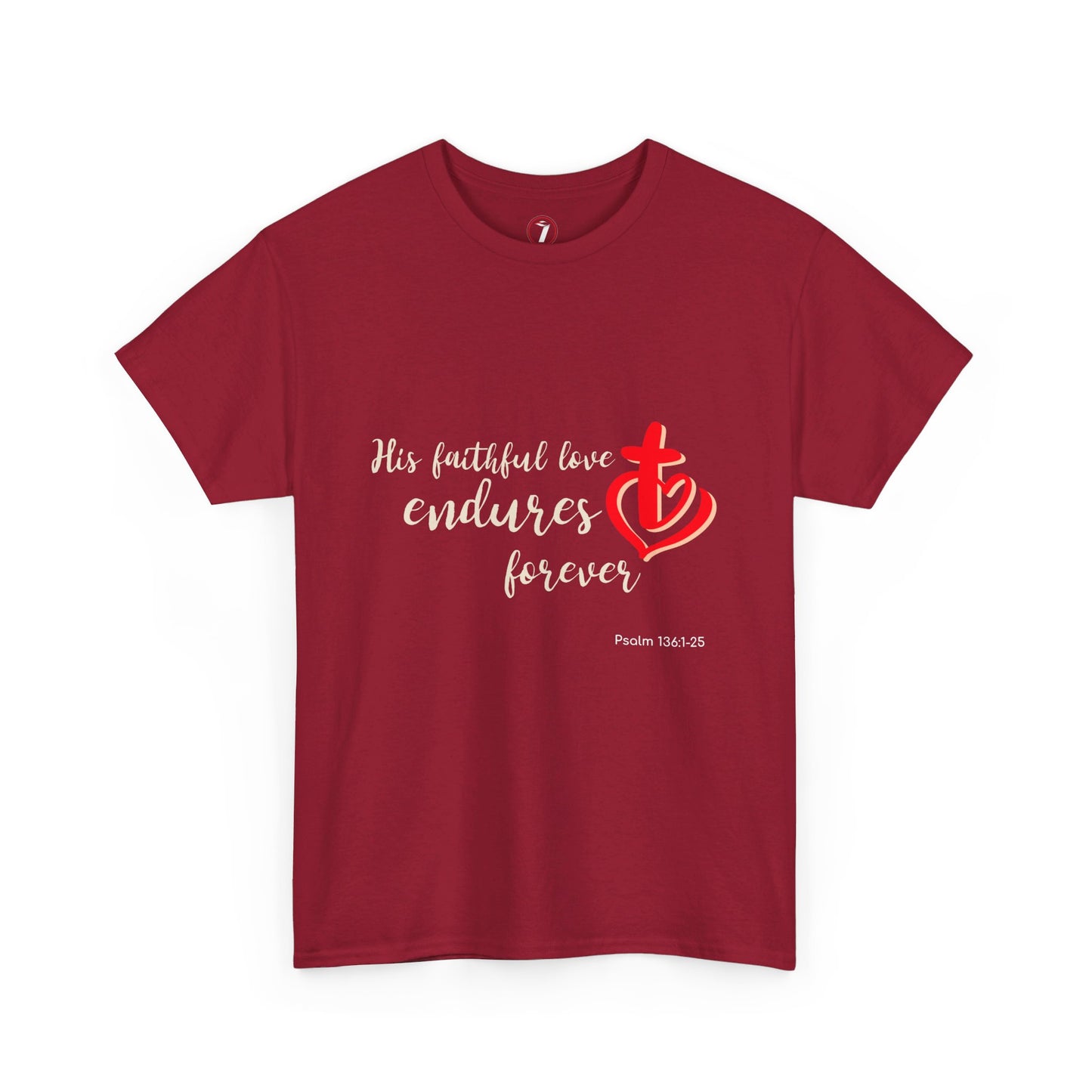 His Faithful Love Unisex Heavy Cotton Tee
