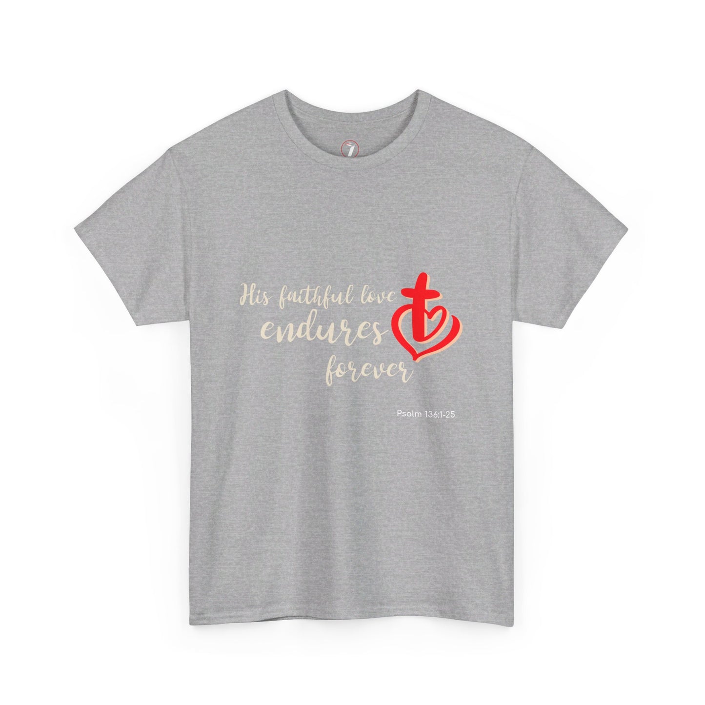 His Faithful Love Unisex Heavy Cotton Tee