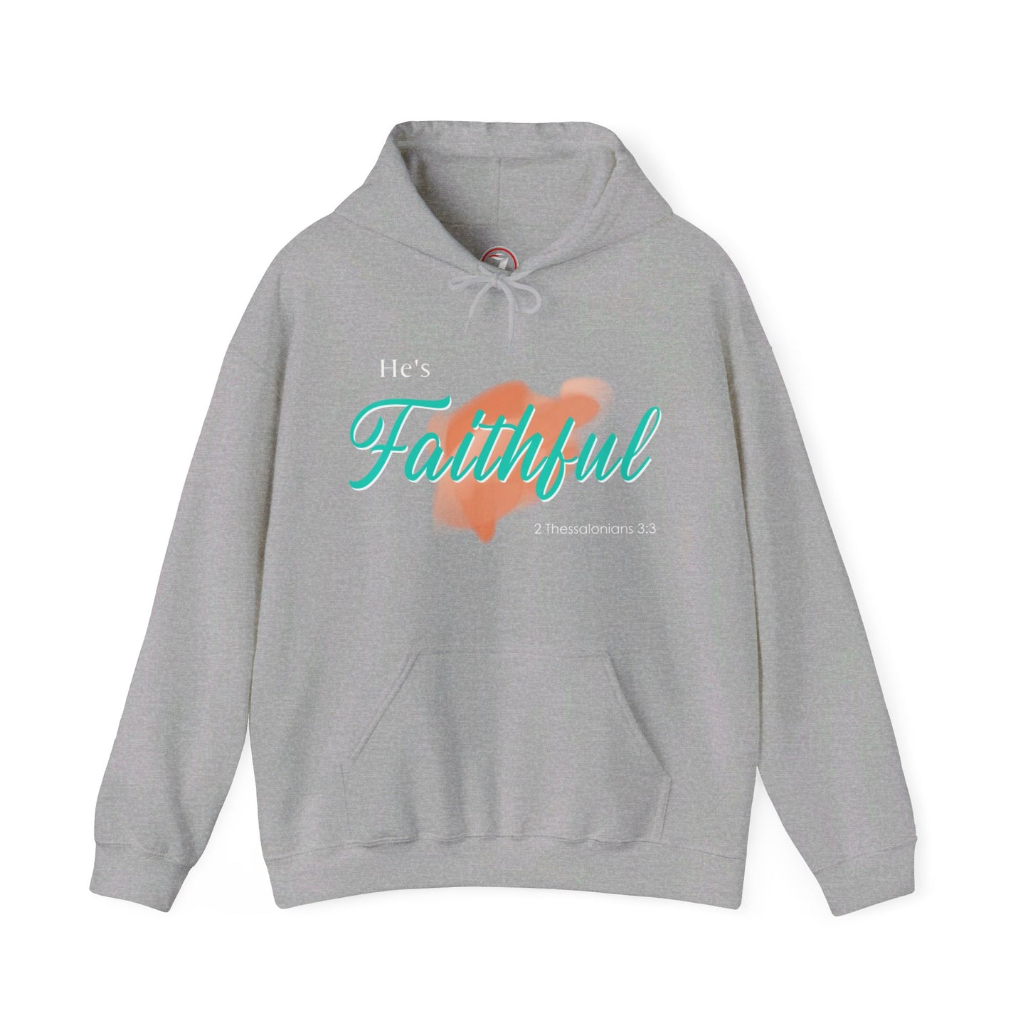 He's Faithful Unisex Heavy Blend™ Hooded Sweatshirt