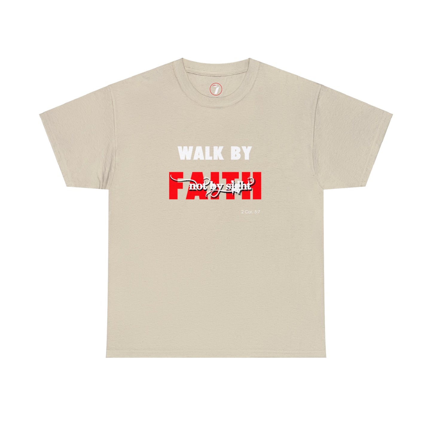 Walk by Faith Unisex Heavy Cotton Tee