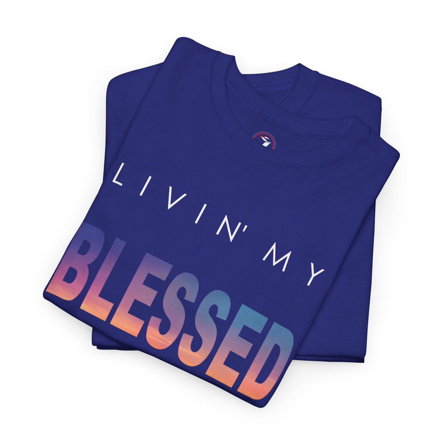 Livin' My Blessed Life Unisex Heavy Cotton Tee